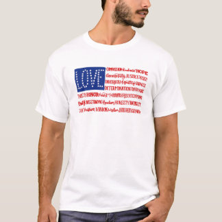 T-shirt Amour Compassion Gentillesespérance Générosité Jus