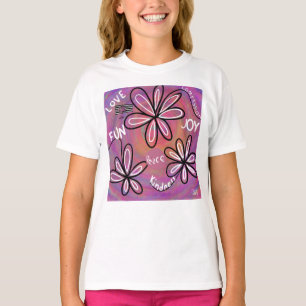 T-shirt Amour Compassion, Joie, Paix Pour L'Humanité