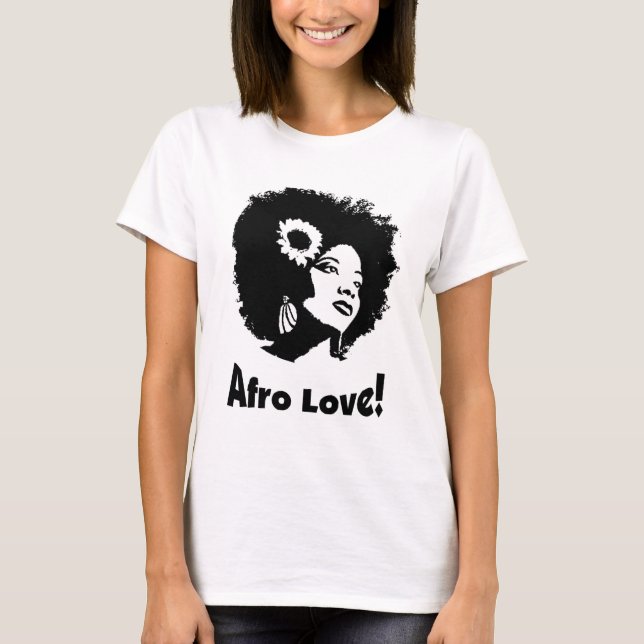 T-shirt Amour d'Afro (Devant)