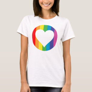 T-shirt amour d'arc-en-ciel