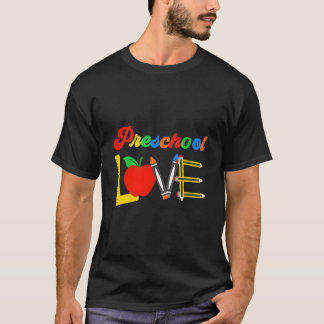 T-shirt Amour de 4e année Enseignant Élève Rentrée scolair