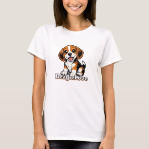 T-shirt Amour de Beagle   Amoureux de Chiens