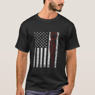 T-shirt Amour de botaniste Jardin de tulipes Fleur Drapeau