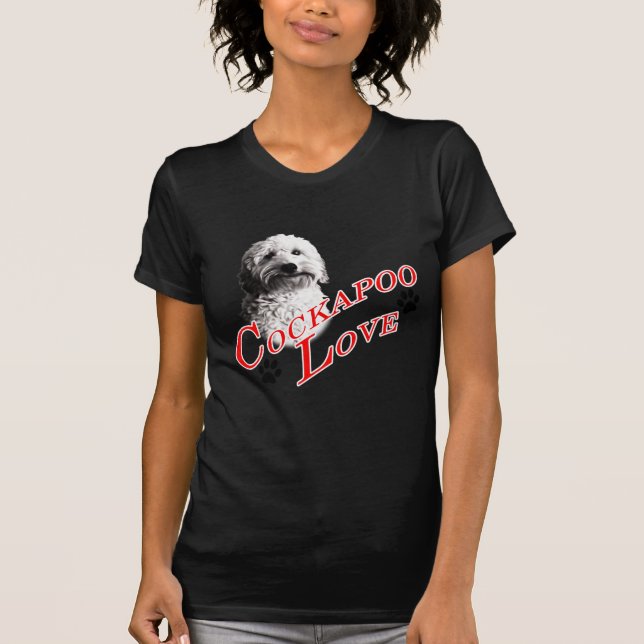 T-shirt Amour de Cockapoo (Devant)