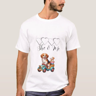 T-shirt amour de couple et meilleur cadeau pour les hommes