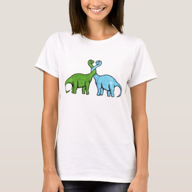 T-shirt Amour de dinosaure (Devant)