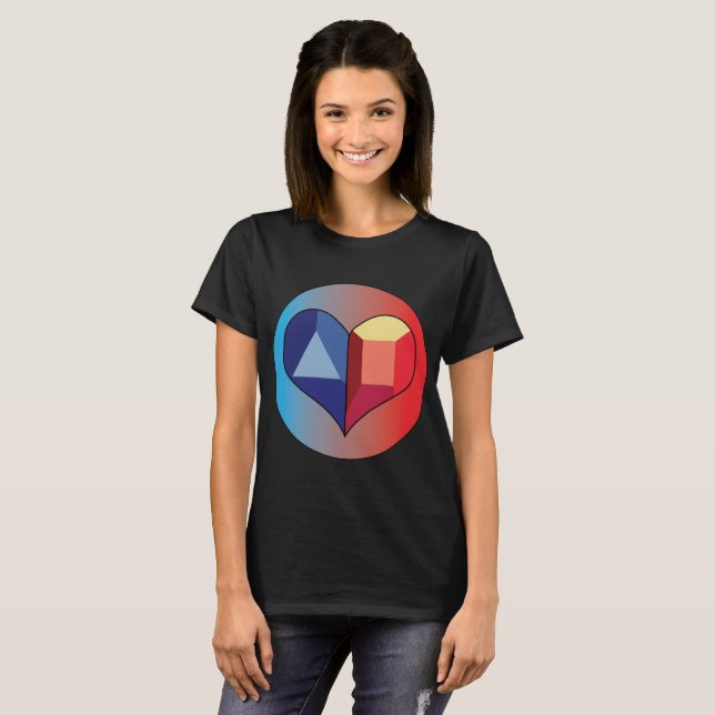 T-shirt Amour de gemme (Devant entier)