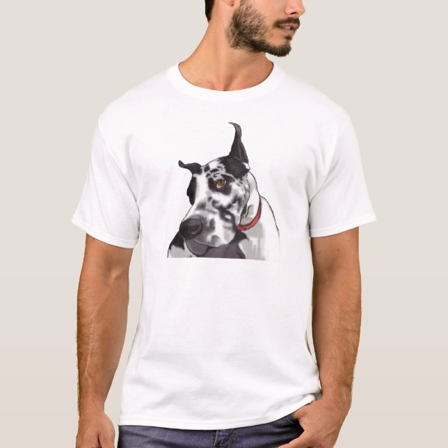 T-shirt Amour de great dane (Devant)
