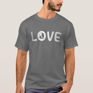T-shirt amour de hockey sur glace drôle