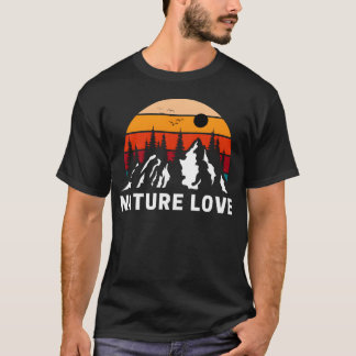 T-shirt amour de la nature drôle