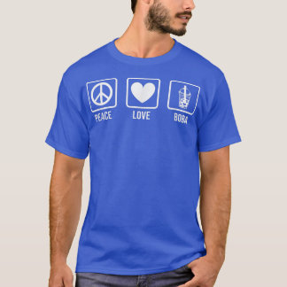 T-shirt Amour de la paix Boba Graphique Amateur de thé Buv