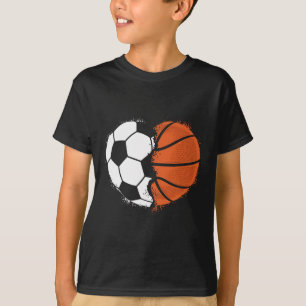 T-shirt Amour de la Saint-Valentin de football sportif de 