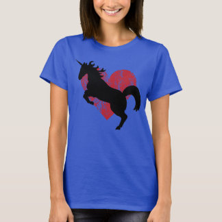 T-shirt Amour de licorne et fraîcheur de colorant de