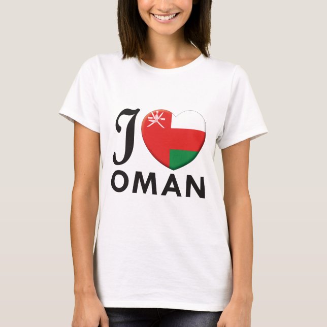 T-shirt Amour de l'Oman (Devant)