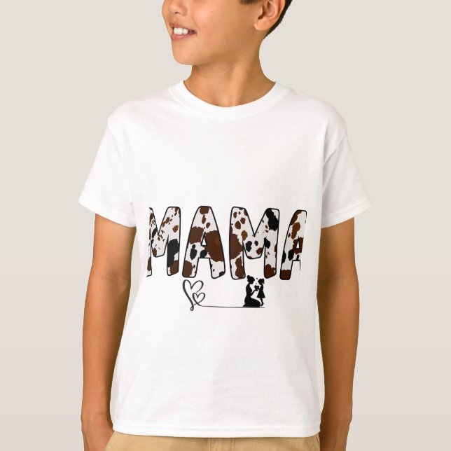 T-shirt Amour de maman (Devant)