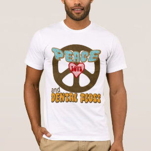 T-shirt Amour de paix et soie dentaire