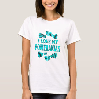 T-shirt Amour de POMERANIAN