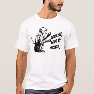 T-shirt amour de singe