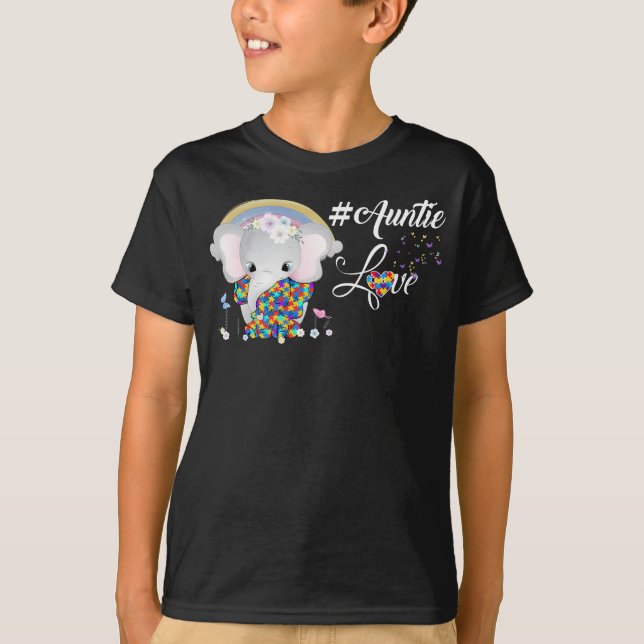 T-shirt amour de tante (Devant)