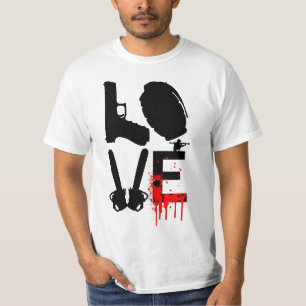 T-shirt Amour de tronçonneuse