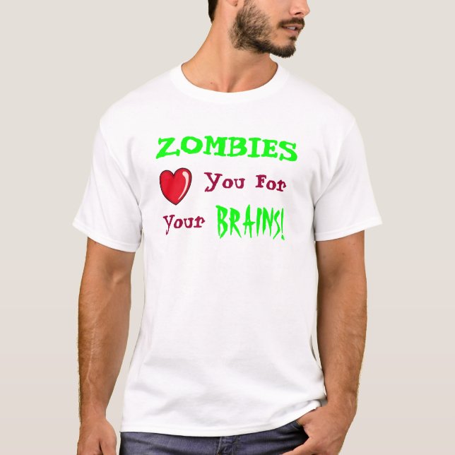 T-shirt Amour de zombi (Devant)