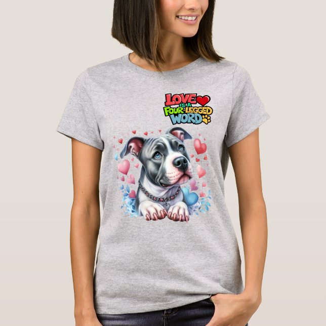 T-shirt Amour des animaux (Devant)