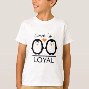 T-shirt Amour des pingouins