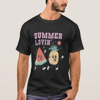 T-shirt Amour d'été Pastèque Et Eapple Coon