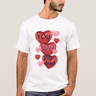 T-shirt Amour du coeur