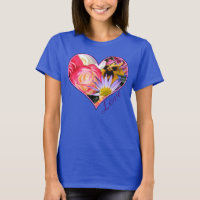 Amour du coeur floral