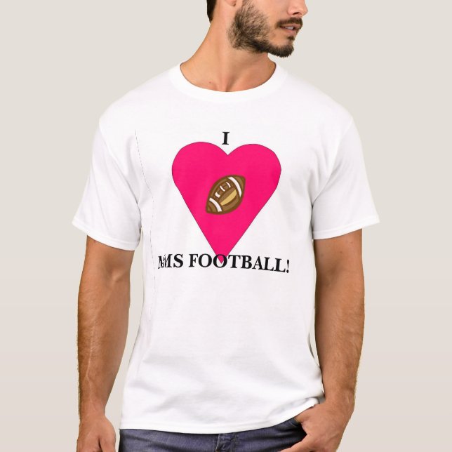 T-shirt Amour du football (Devant)