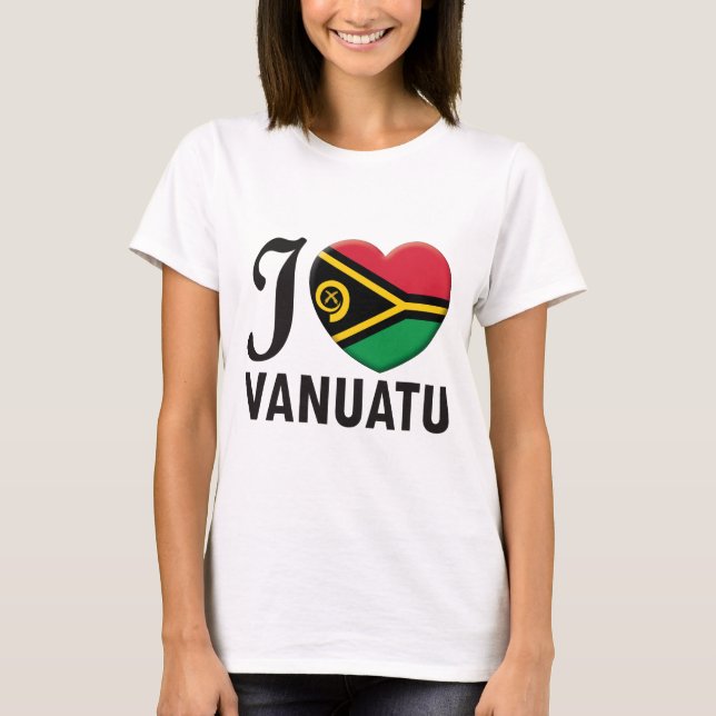 T-shirt Amour du Vanuatu (Devant)