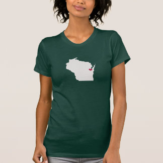 T-shirt Amour du Wisconsin