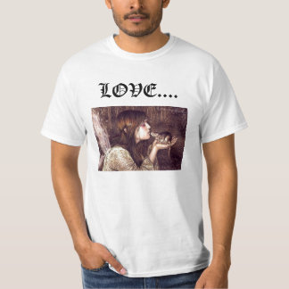 T-SHIRT AMOUR D'UNE CHEMISE DE BEAUTÉ DE RAT