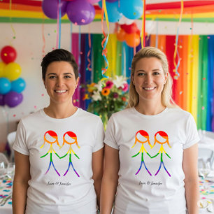 T-shirt Amour En Couleur Pleine