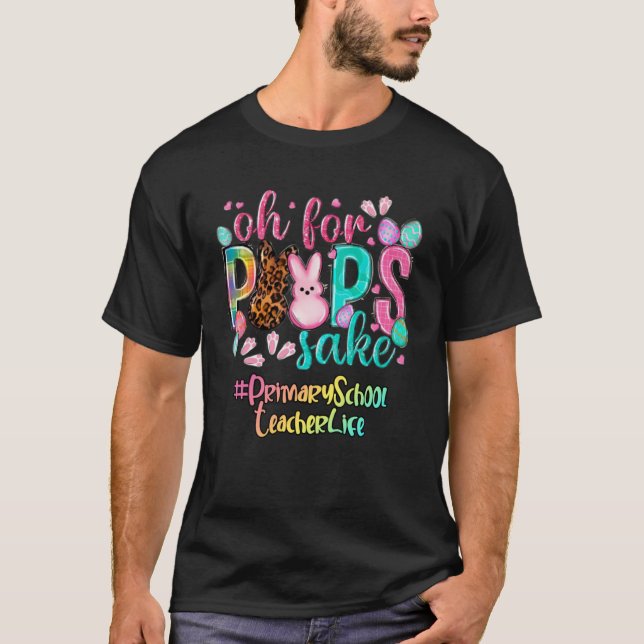 T-shirt Amour Enseignant de l'école primaire Oh pour Bunni (Devant)