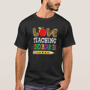 T-shirt Amour Enseigner Maternelle Enfants Enseignant Reto