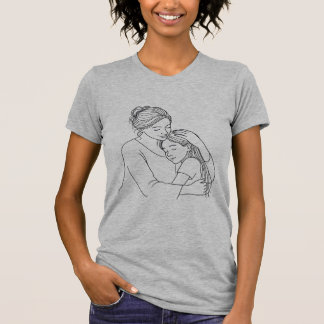 T-shirt Amour entre mère et fille