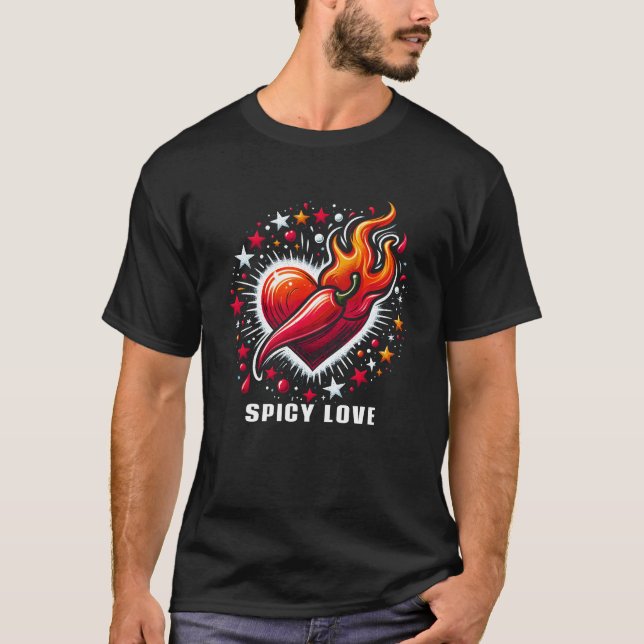 T-shirt Amour épicé (Devant)