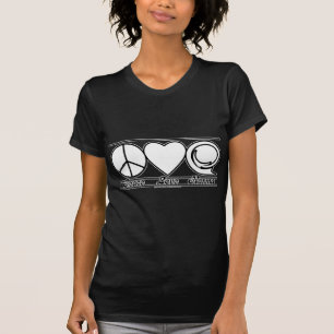 T-shirt Amour et karma de paix