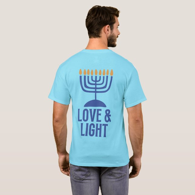 T-shirt Amour et lumière TBA (Dos entier)