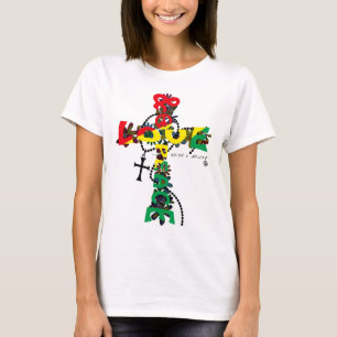 T-SHIRT AMOUR ET PEACE-CROSS