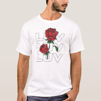 T-shirt Amour et Rose