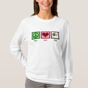 T-shirt Amour et tricot de paix