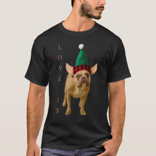 T-shirt Amour French Bulldog Frenchie Maman Papa Chien Chi