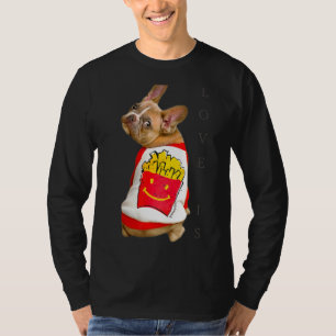 T-shirt Amour French Bulldog Frenchie Maman Papa Chien Chi
