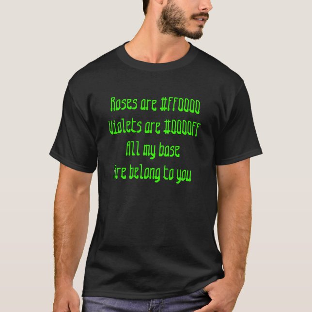 T-shirt Amour geek (Devant)