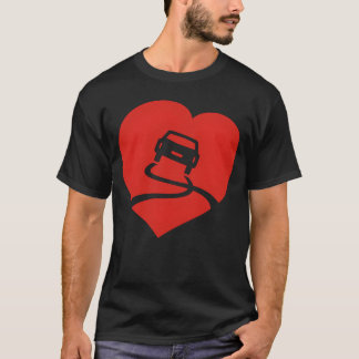 T-shirt Amour glissant drôle