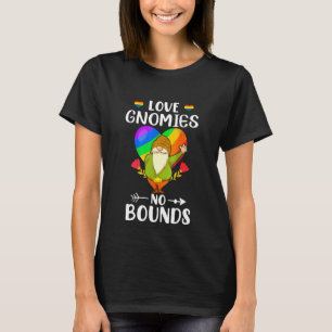 T-shirt Amour Gnomes Pas De Frontières Lgbt Communauté Sen