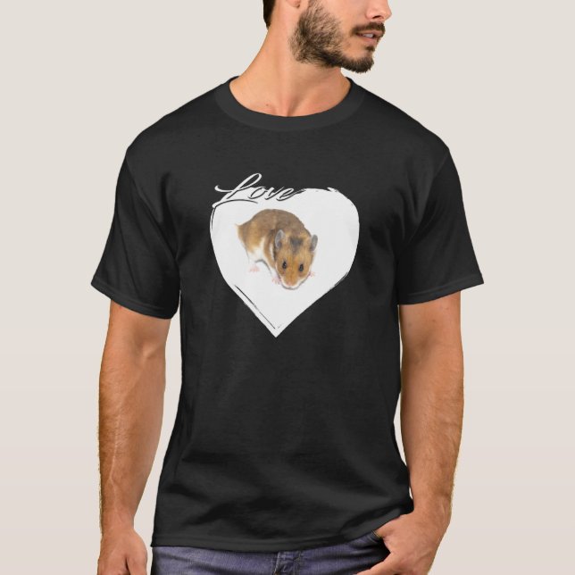 T-shirt Amour Hamster Lover (Devant)